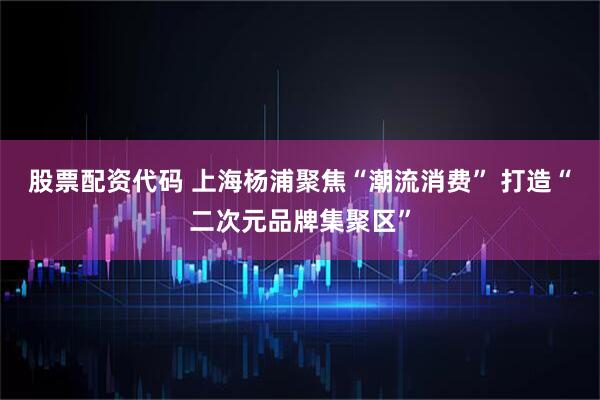 股票配资代码 上海杨浦聚焦“潮流消费” 打造“二次元品牌集聚区”