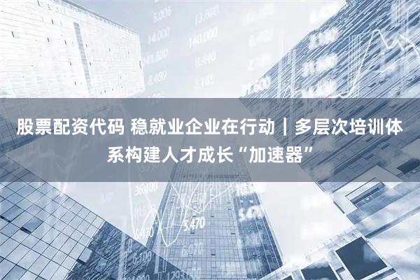 股票配资代码 稳就业企业在行动｜多层次培训体系构建人才成长“加速器”